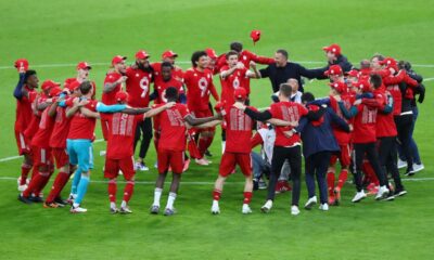 Bayern Munich Team Celebrating
