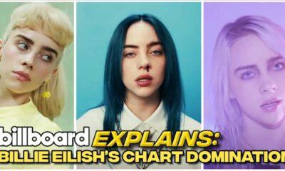 Billie Eilish Tops Three Billboard Charts