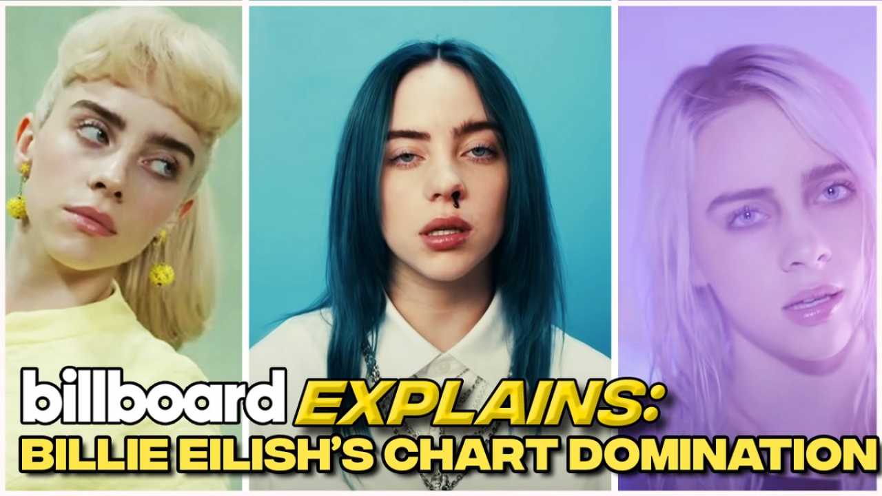 Billie Eilish Tops Three Billboard Charts