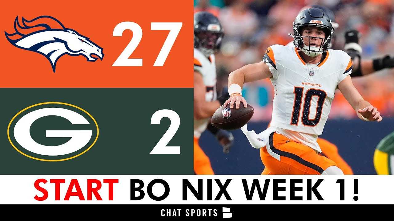 Bo Nix Denver Broncos Highlights