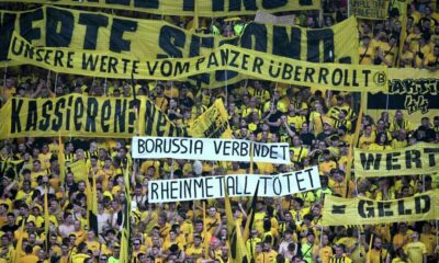 Borussia Dortmund Protests Against Rheinmetall