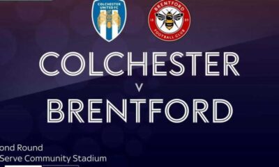 Brentford Vs Colchester United Efl Cup Match