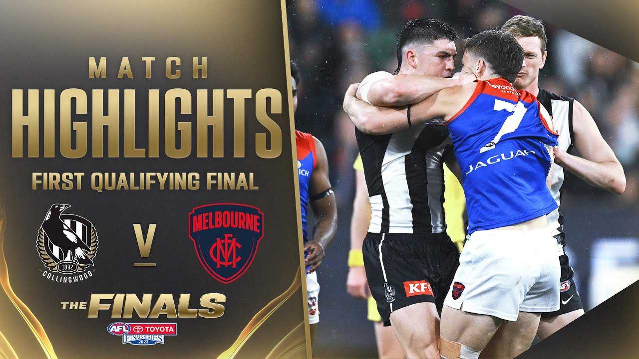 Collingwood Vs Melbourne Afl Match