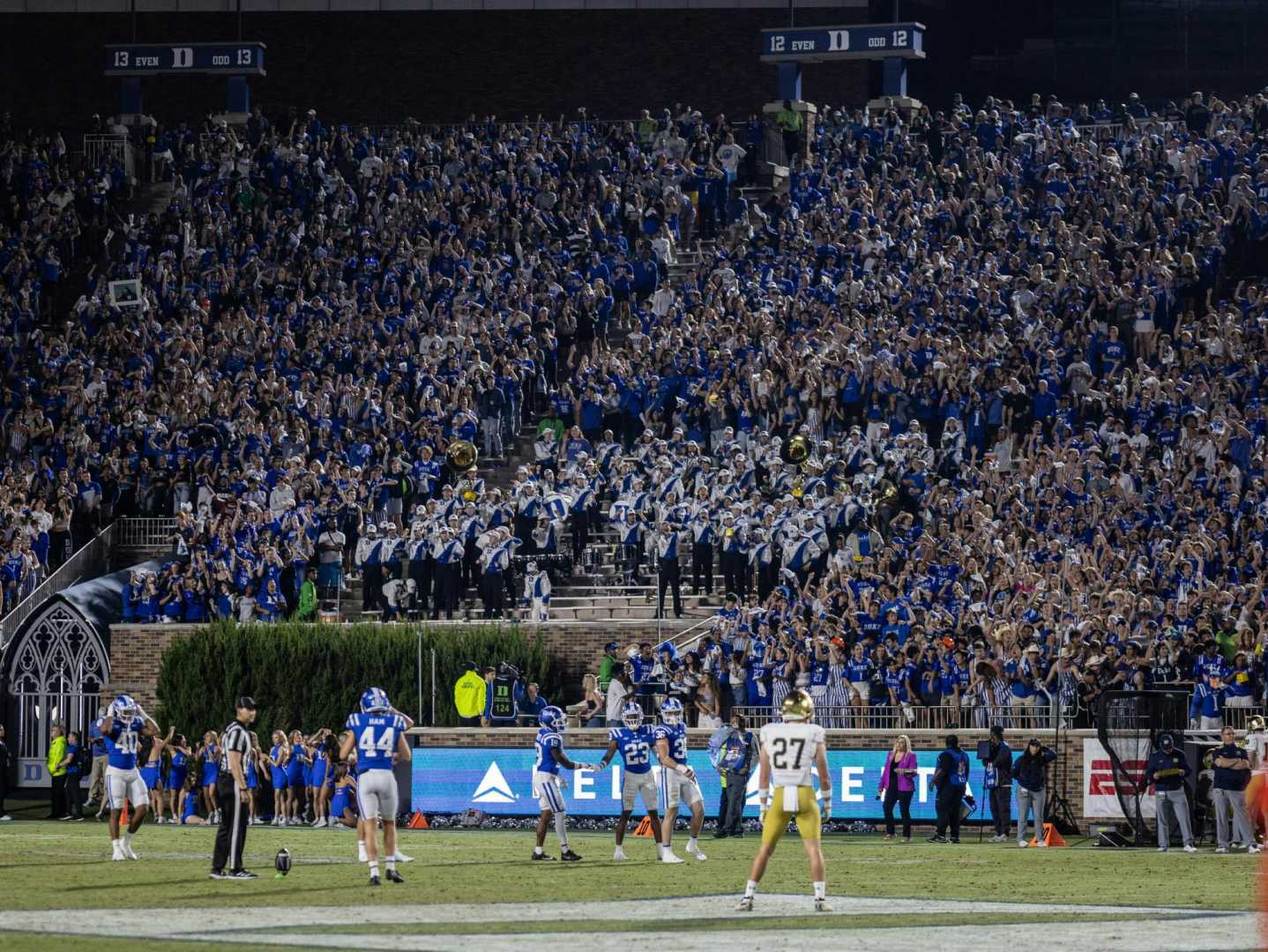 Duke Football Game Action