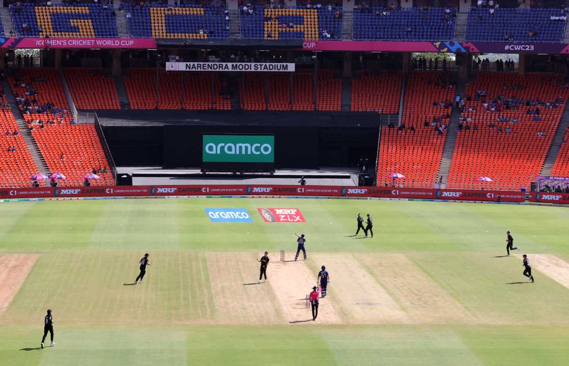 Empty Stadium Cricket Match