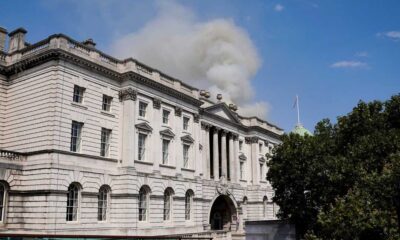 Fire Breaks Out At Somerset House