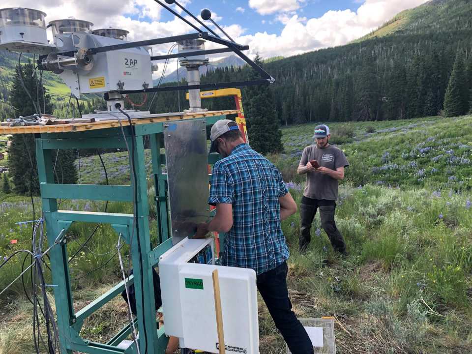 Gunnison Basin Weather Radar Installation