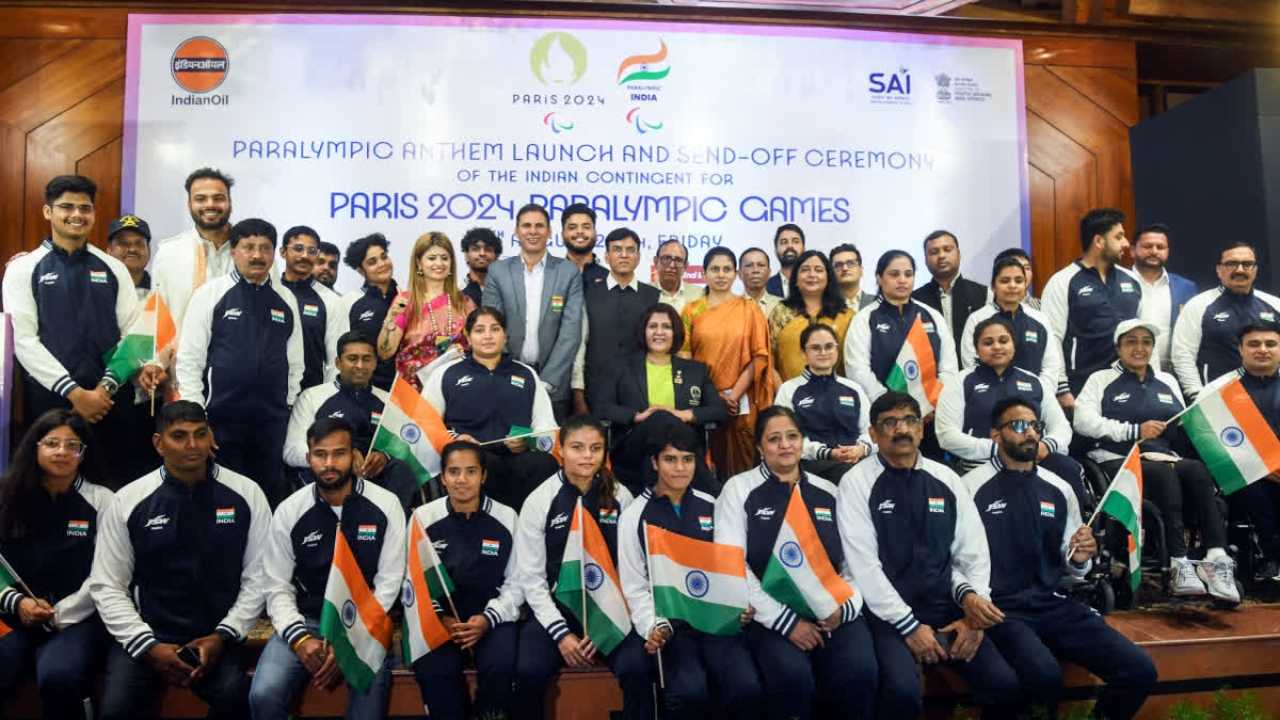 Indian Paralympic Athletes Send Off Ceremony