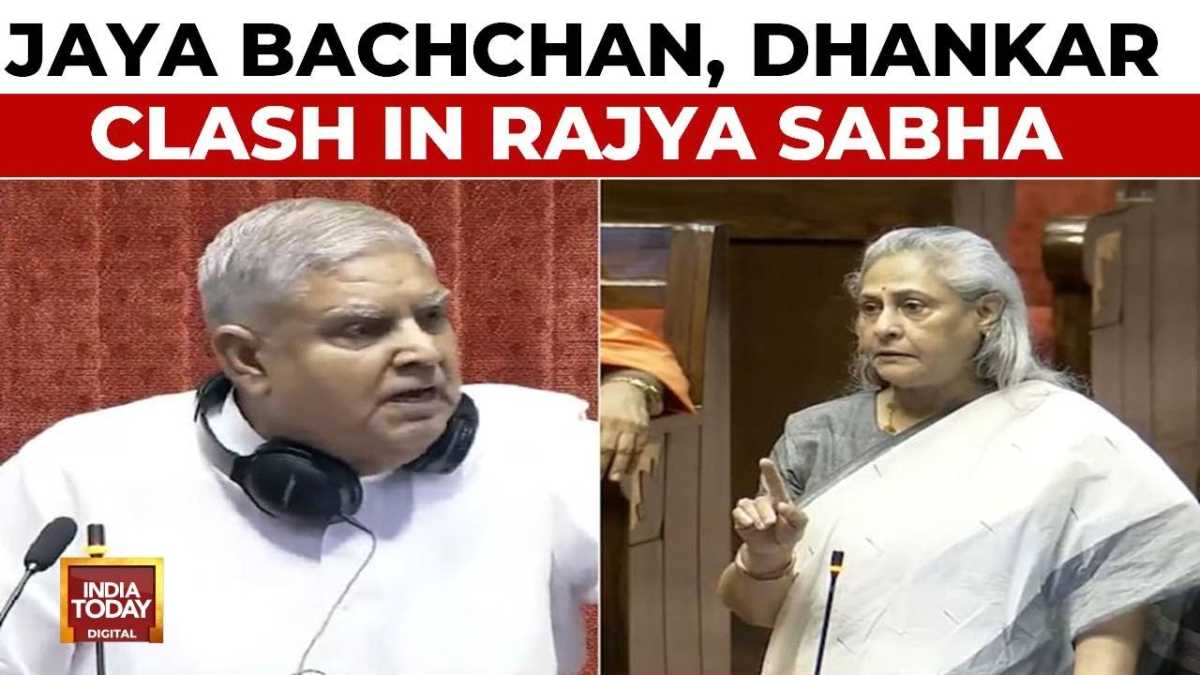 Jaya Bachchan And Rajya Sabha Chairman In Heated Exchange