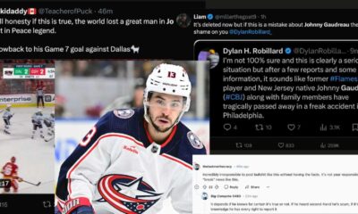 Johnny Gaudreau Bike Accident