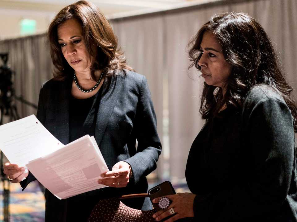 Kamala Harris And Maya Harris Together