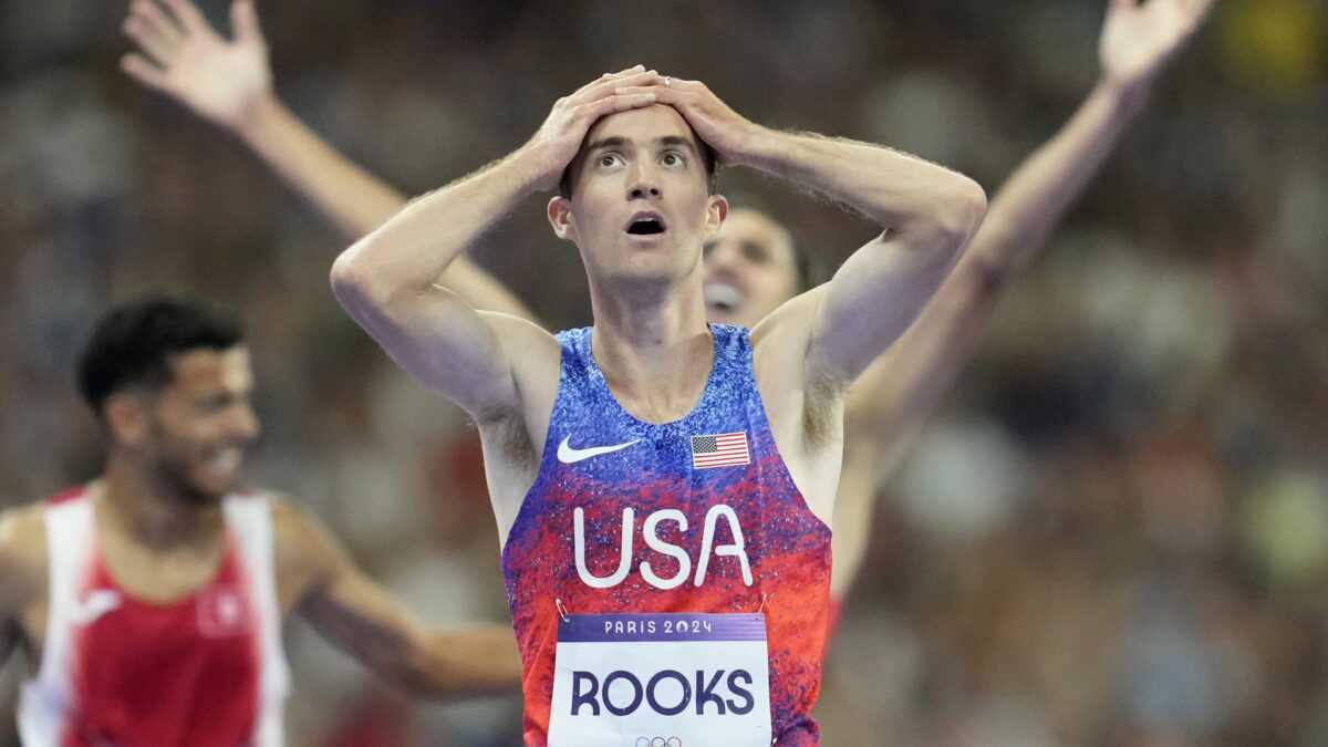 Kenneth Rooks Claims Silver In Steeplechase At Paris Olympics