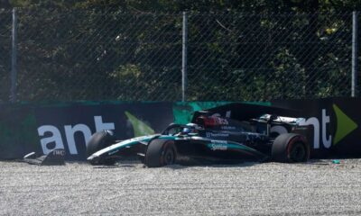 Kimi Antonelli Formula 1 Crash Monza