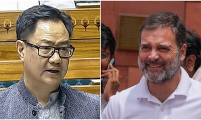 Kiren Rijiju Criticizes Rahul Gandhi