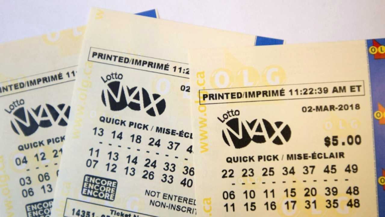 Lotto Max Winning Ticket