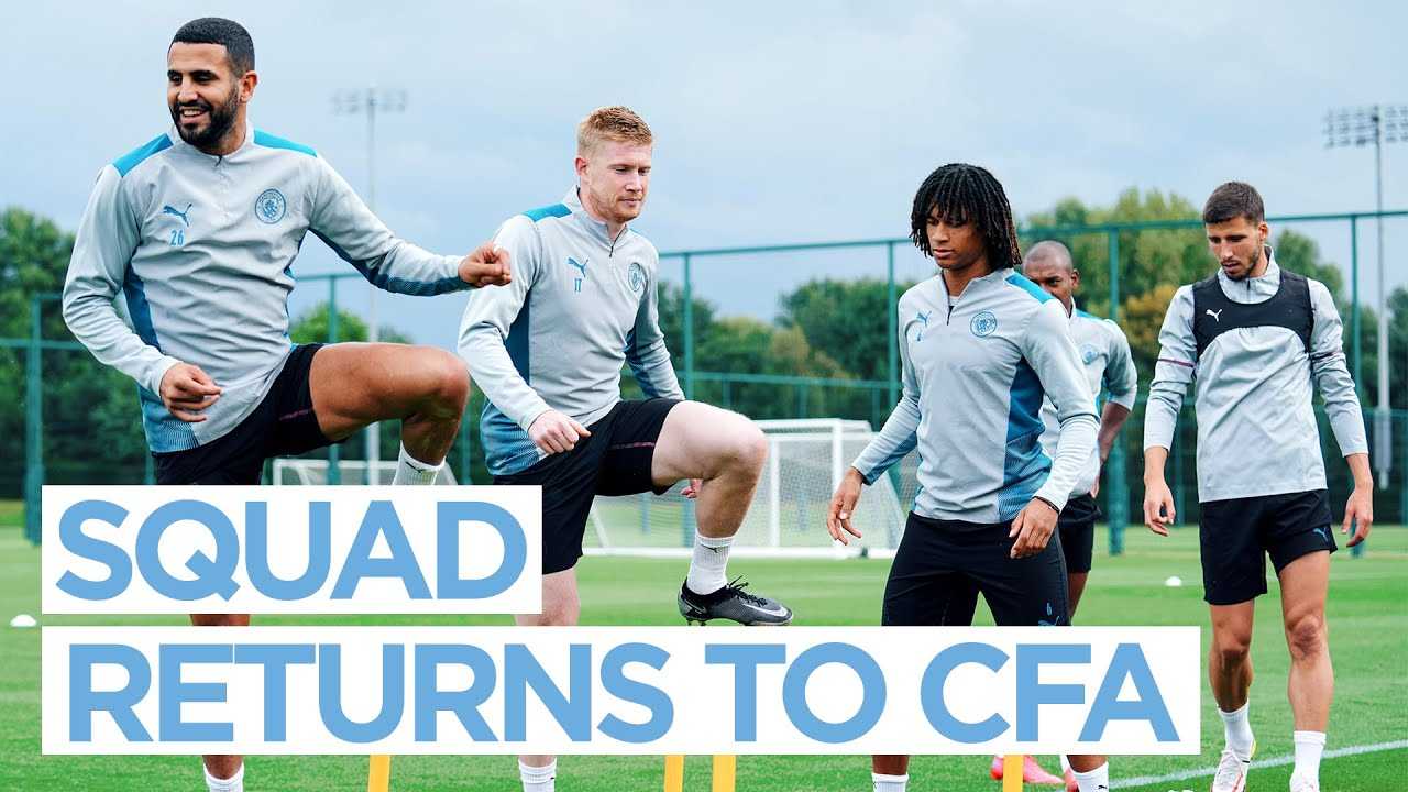 Manchester City Players Training