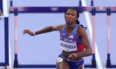 Masai Russell Takes Gold In Thrilling 100m Hurdles Finish