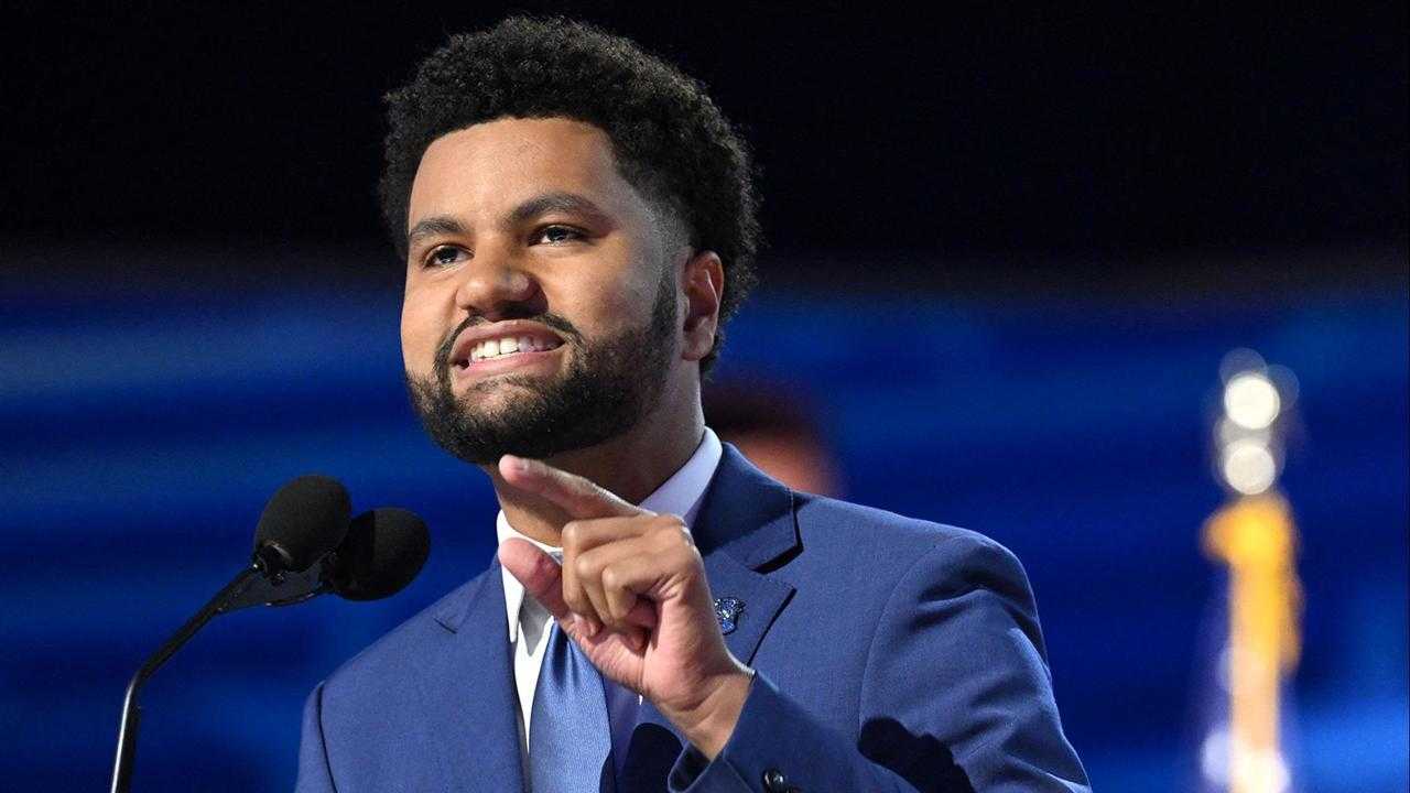 Maxwell Frost Speaking At The Dnc