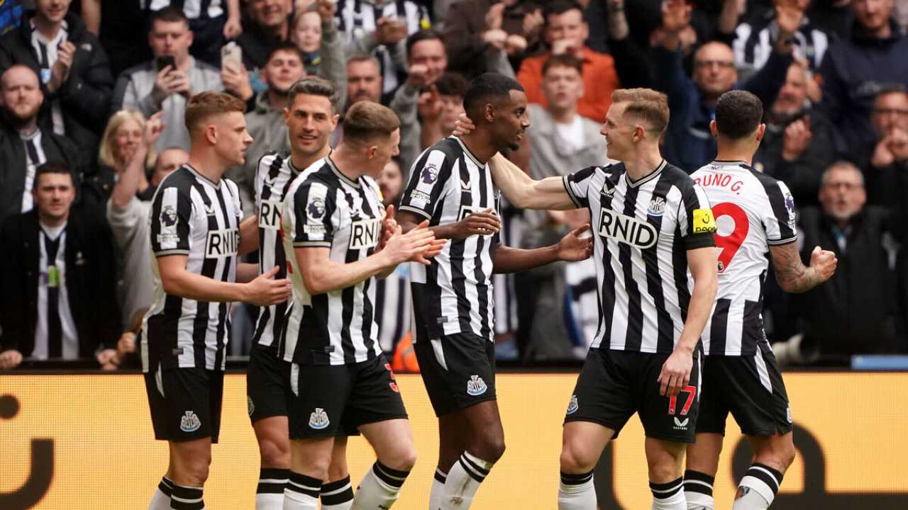 Newcastle United Team Celebration