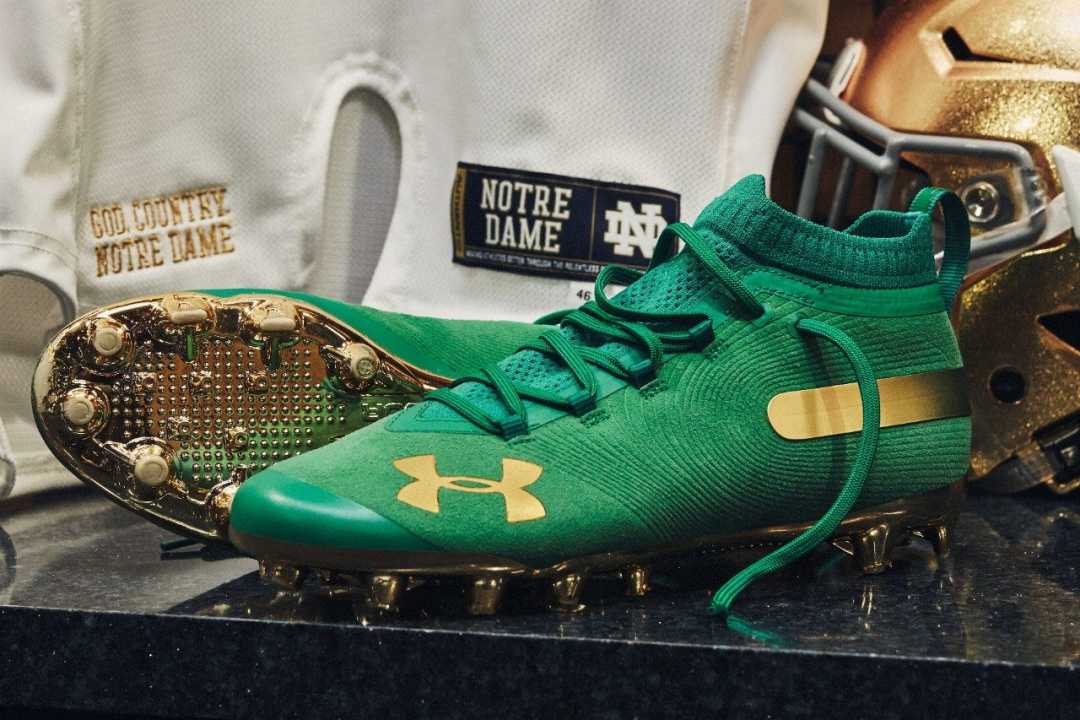 Notre Dame Football Players With Custom Cleats