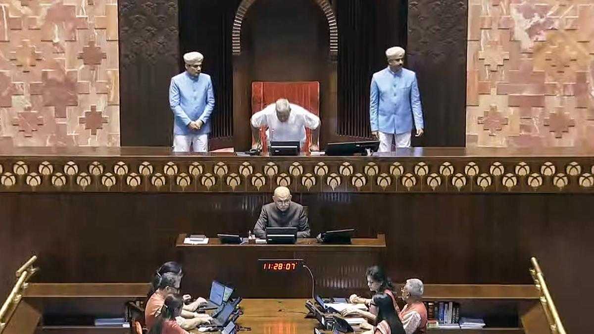 Opposition Walks Out Of Rajya Sabha Amid Tensions With Chairman