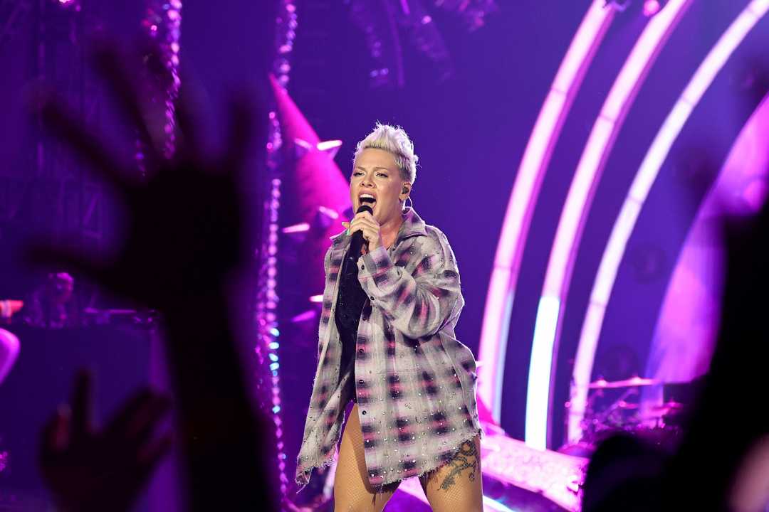 Pink Performance Dnc Or Pink Headlines Final Night Of Democratic National Convention