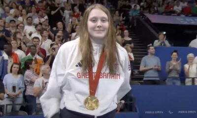 Poppy Maskill Winning Gold Medal