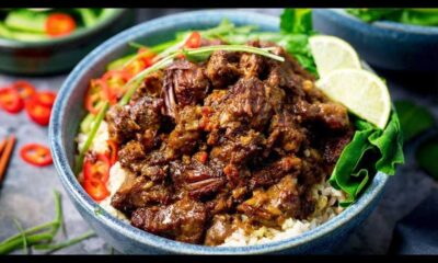 Rendang Dish Indonesian Cuisine