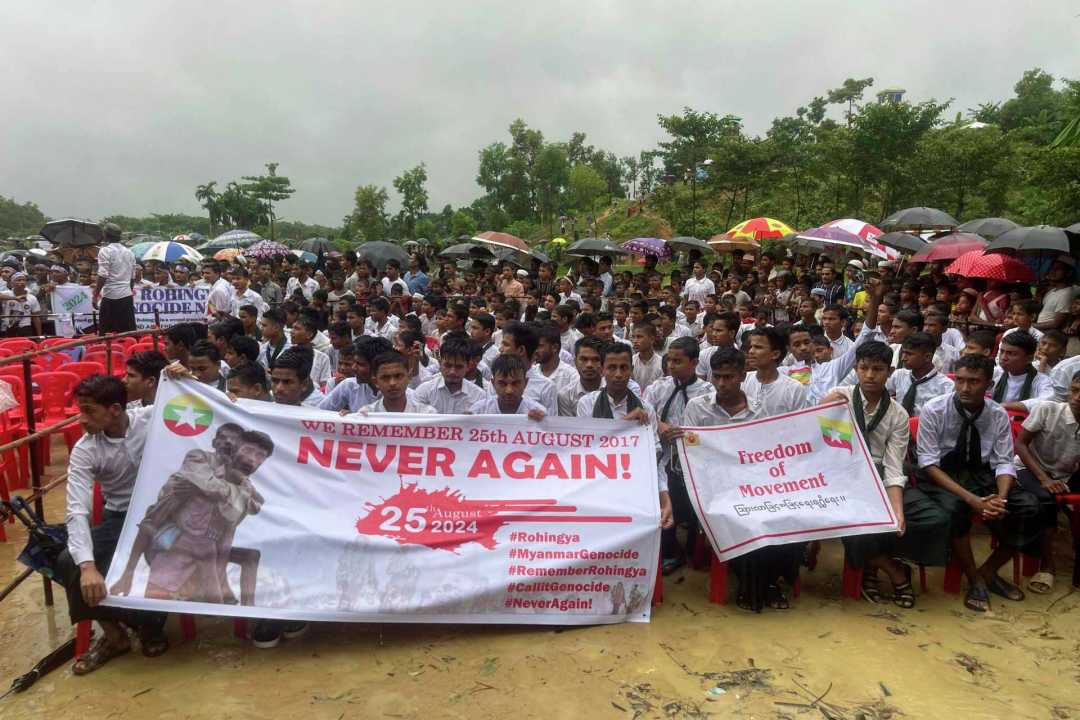 Rohingya Refugees Rally In Cox's Bazar