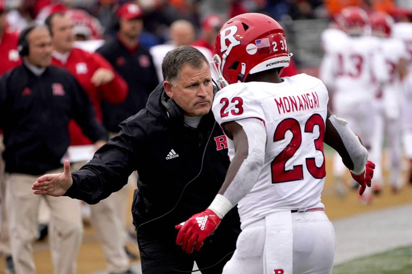 Rutgers Football Team In Action