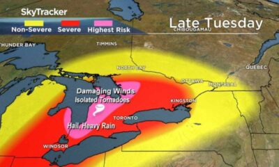 Severe Thunderstorm Warning Over Ontario