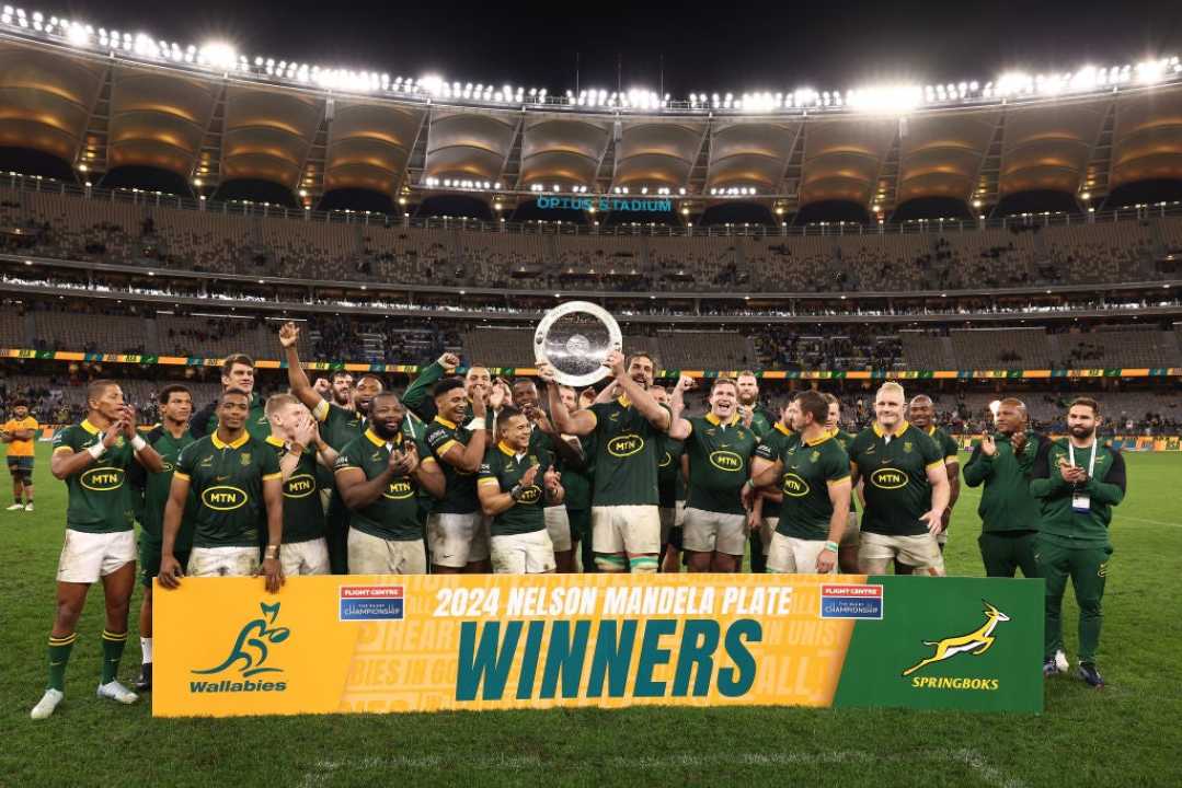 Springboks Dominate Wallabies In Perth Rain