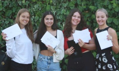 Students Celebrate A Level Results In Essex