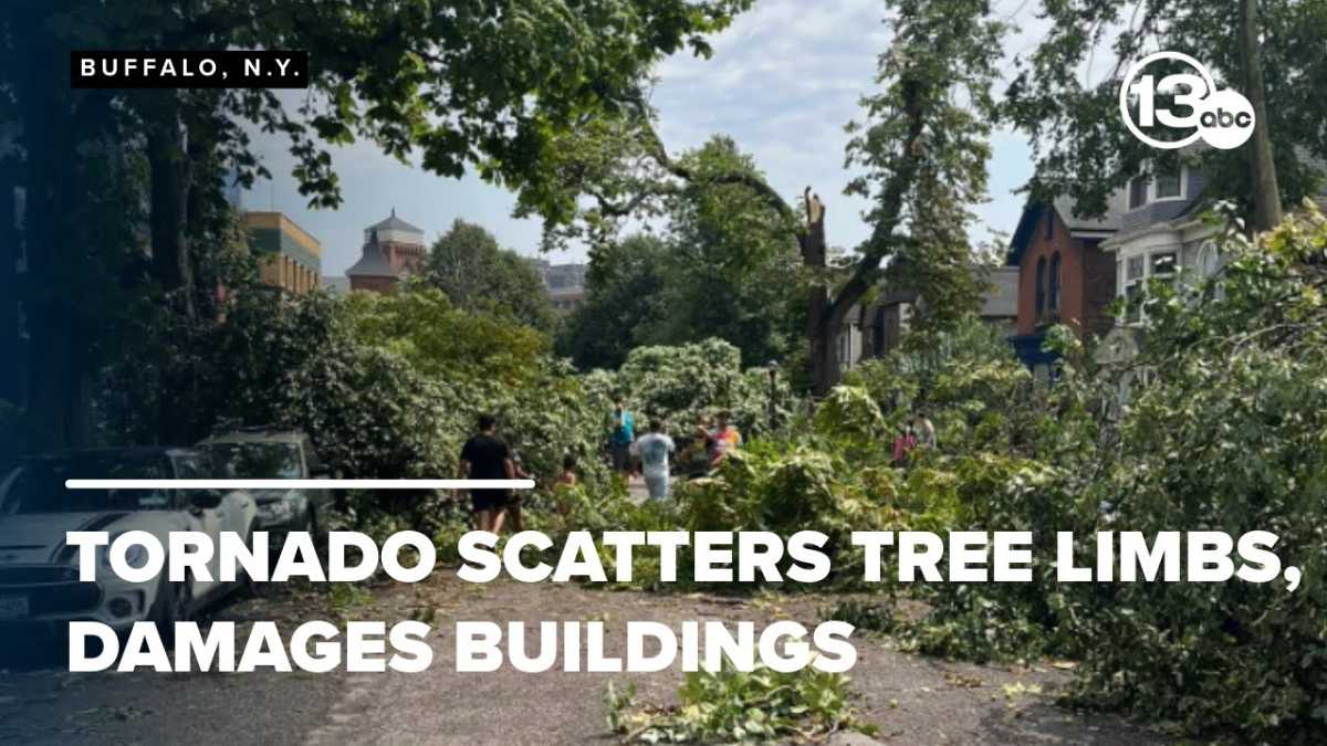 Tornado Surprises Buffalo Residents, Leaves Damage In Its Wake