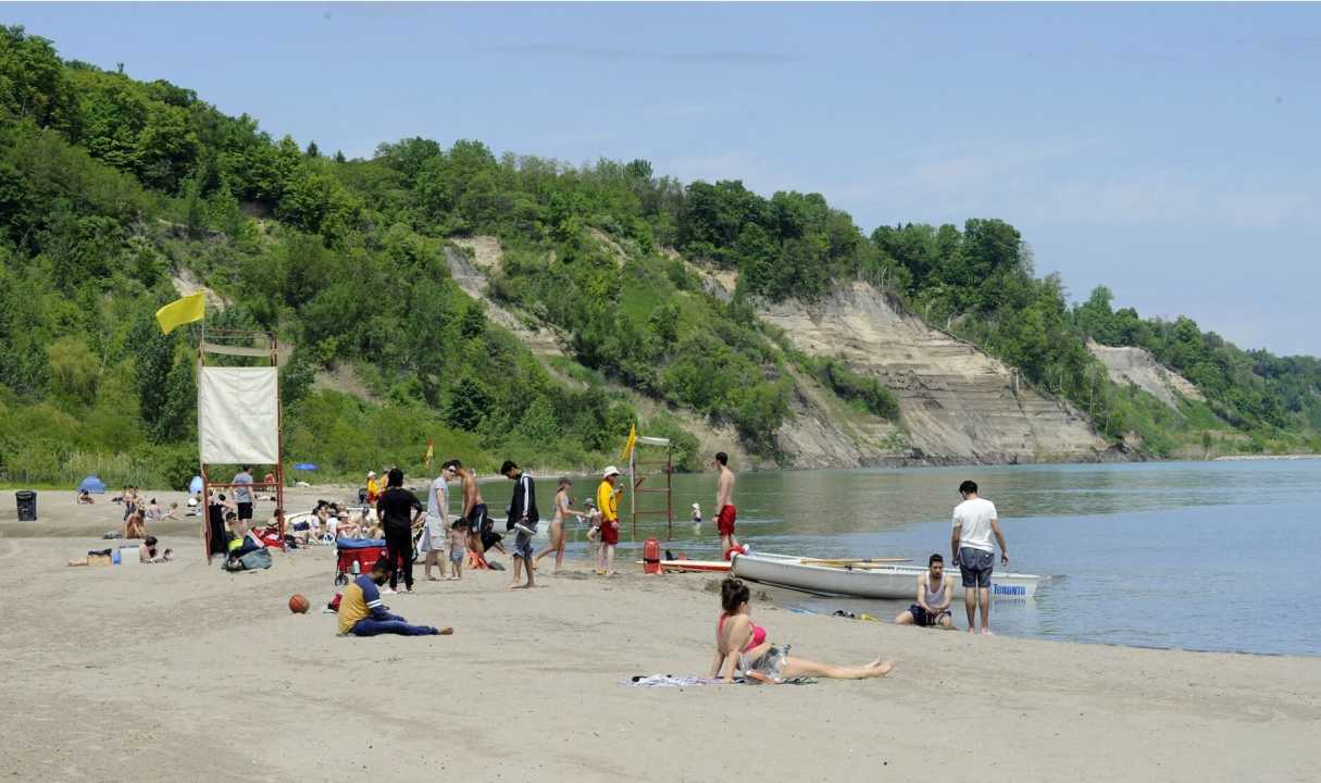 Toronto Public Beach Swimming