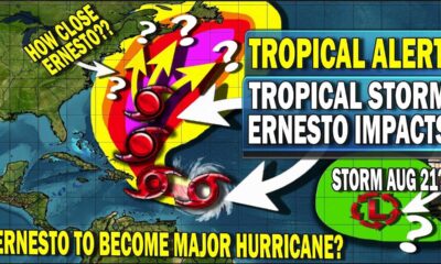 Tropical Storm Ernesto Heads For Maritimes