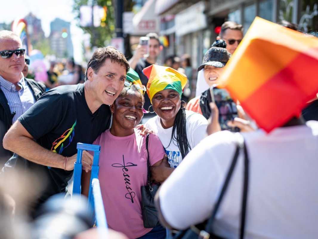 Trudeau Stops By Vancouver Pride Parade Festivities