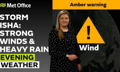 Uk Weather Warning Strong Winds Heavy Rain