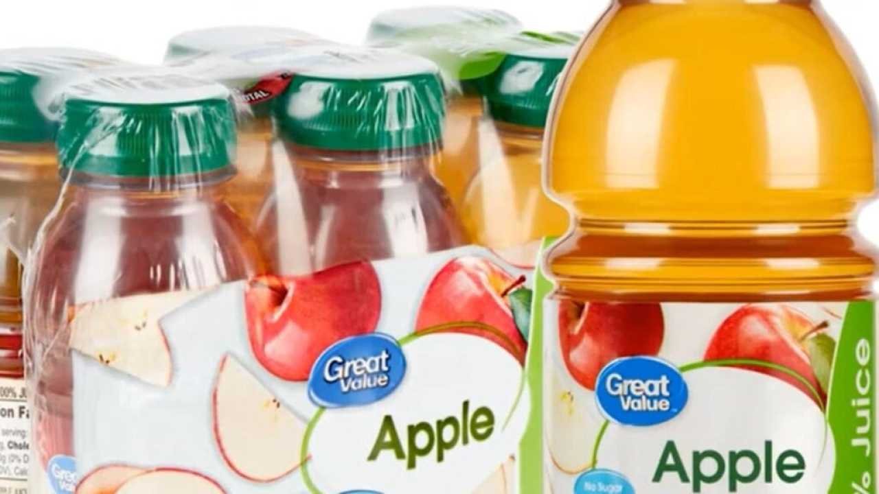 Walmart Great Value Apple Juice Recall