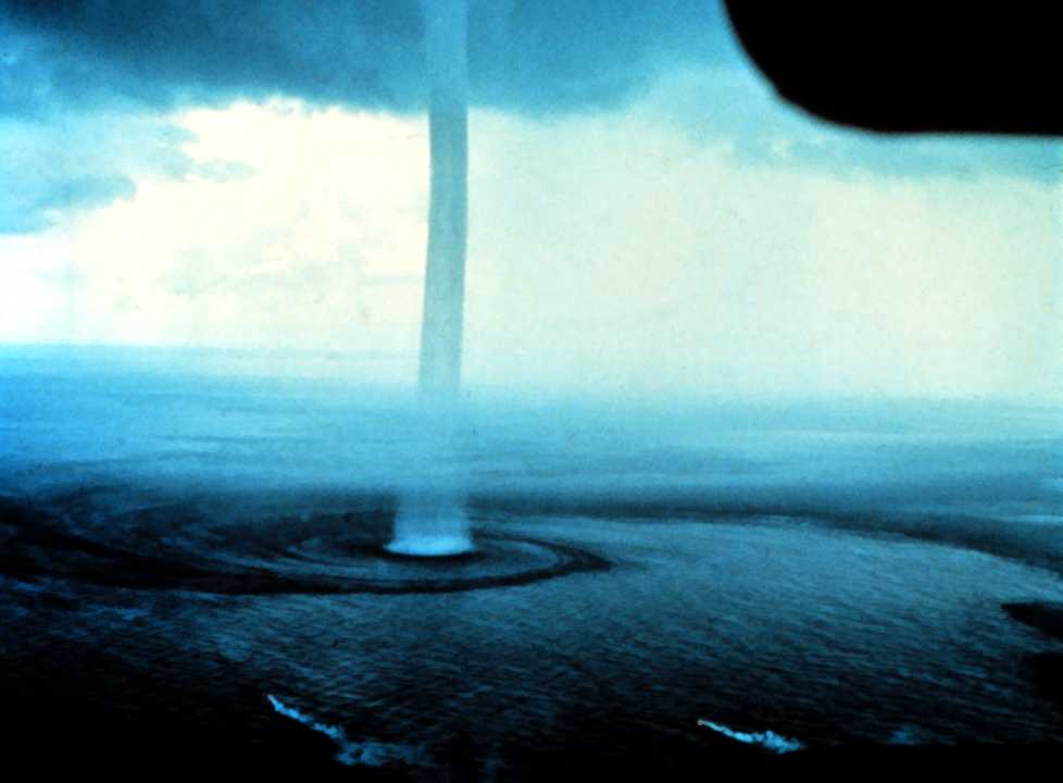 Waterspout Over Water