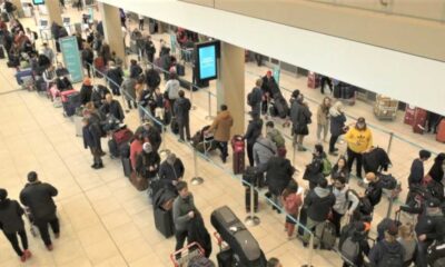 Weather Wreaks Havoc At Calgary International Airport