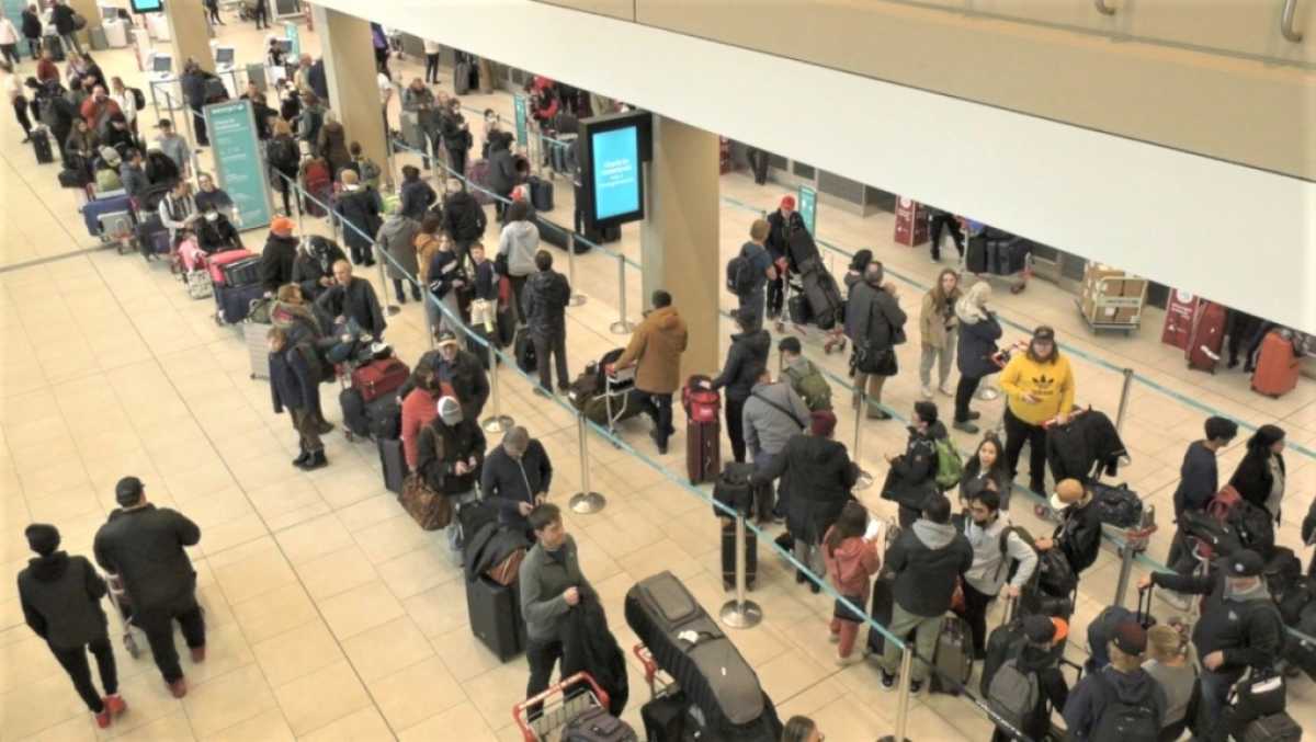 Weather Wreaks Havoc At Calgary International Airport