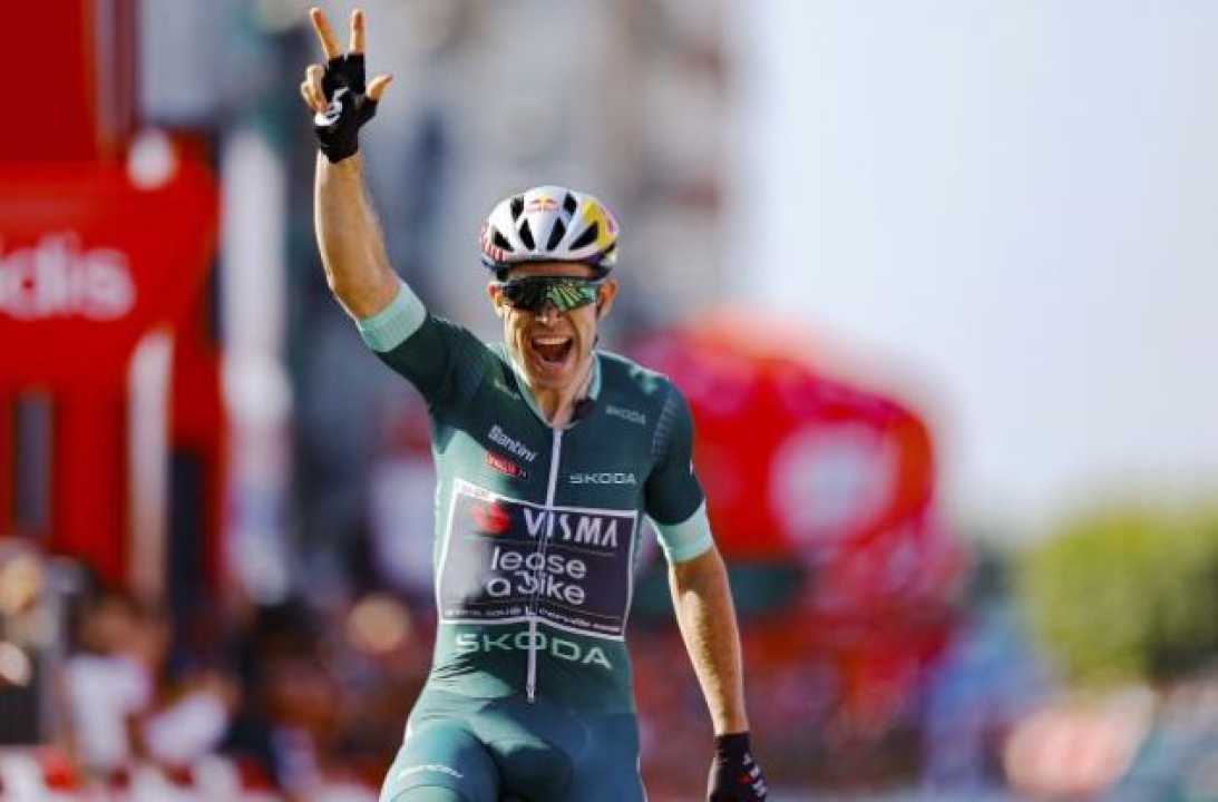 Wout Van Aert Vuelta A España Finish Line