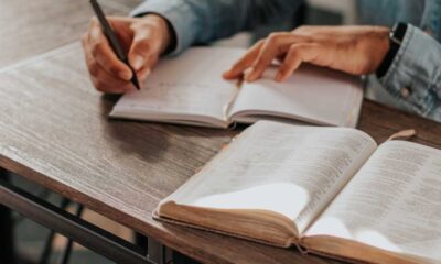 Young Pastor Studying The Bible