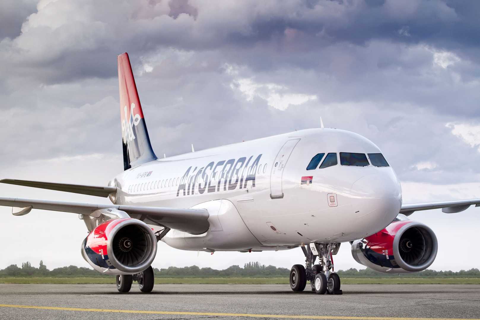 Air Serbia Airbus A319 Nice