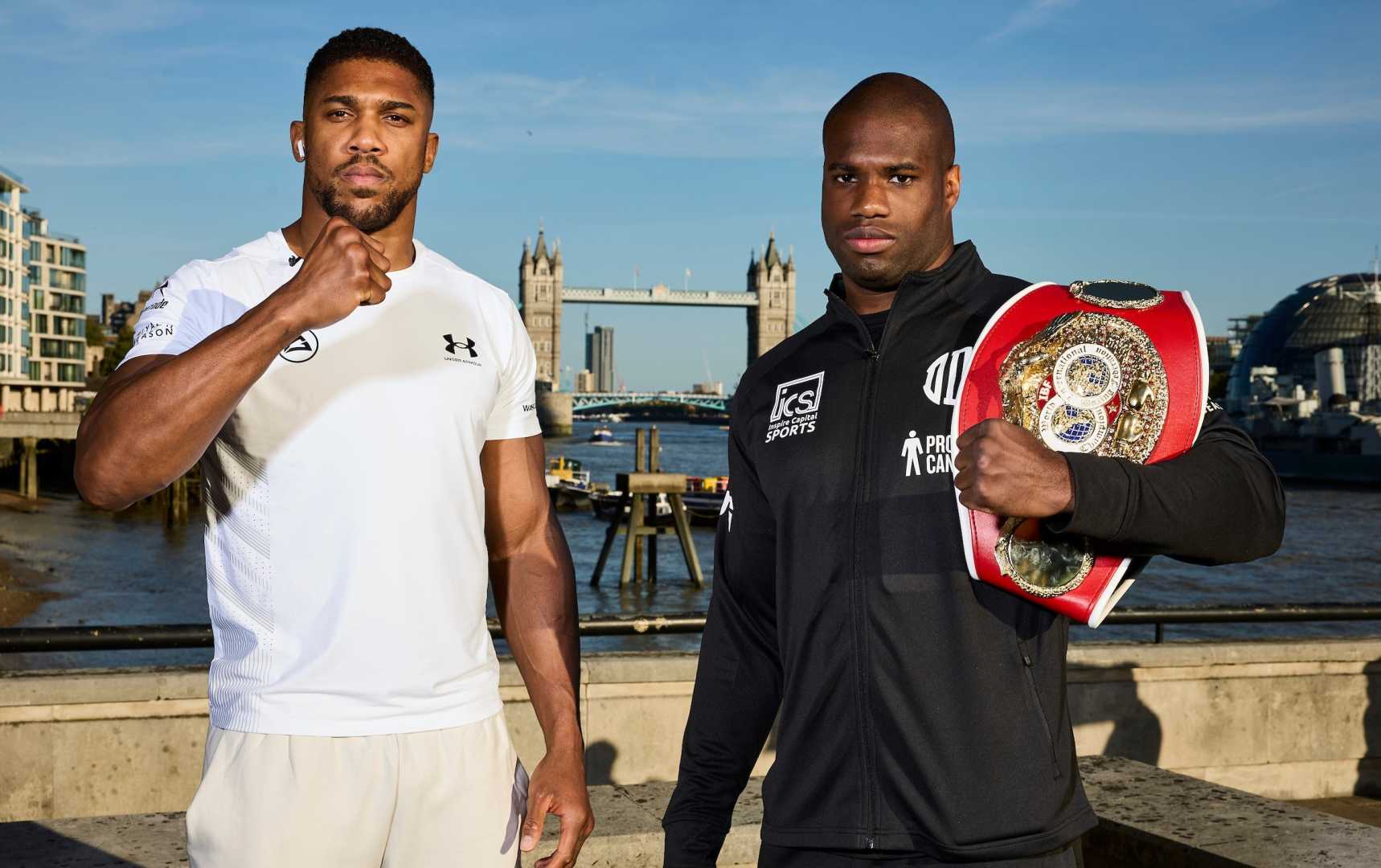 Anthony Joshua Vs Daniel Dubois Weigh In