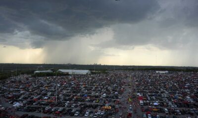 Arrowhead Stadium During A Storm