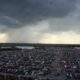 Arrowhead Stadium During A Storm