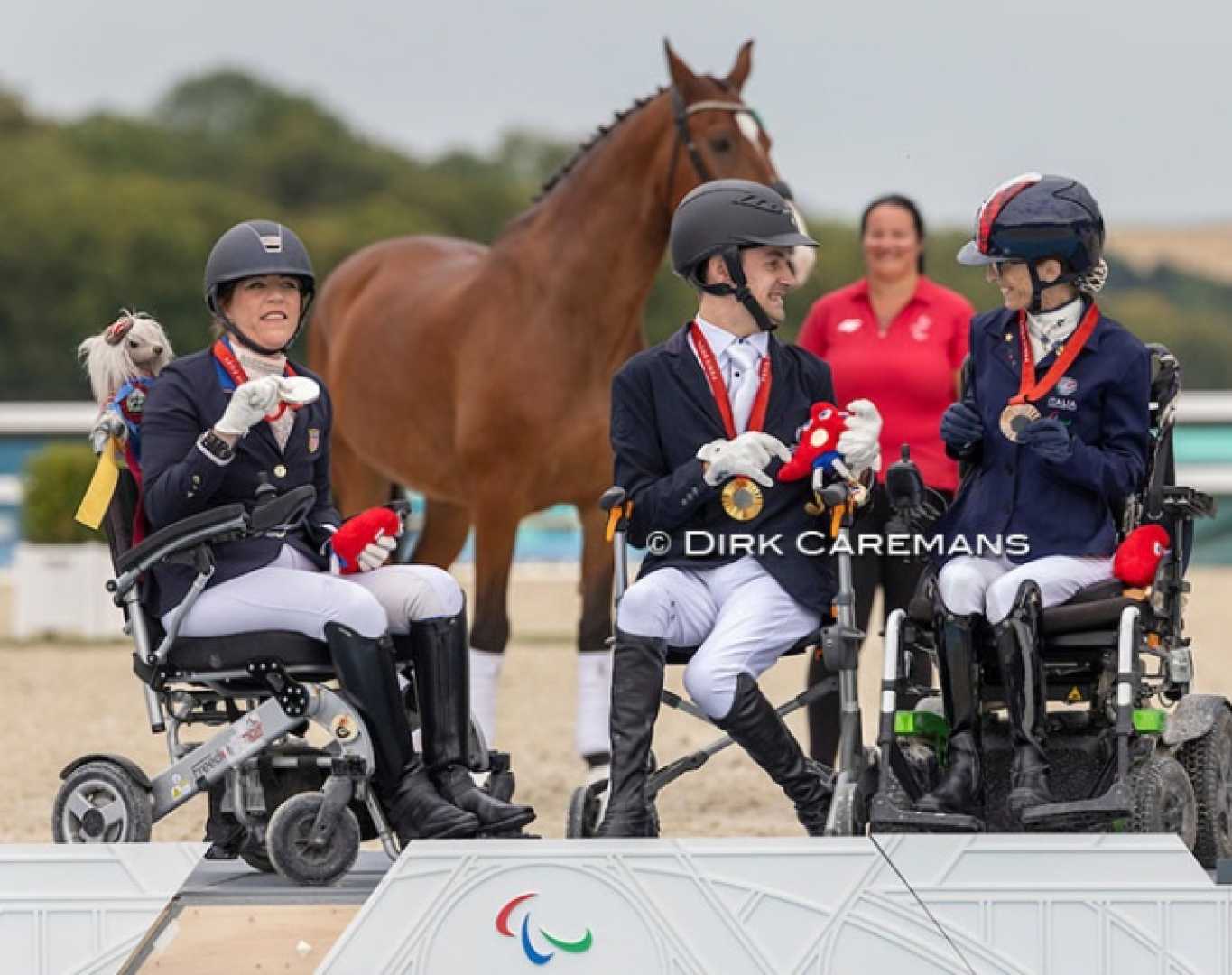 Australian Para Equestrian Team At The Chateau De Versailles