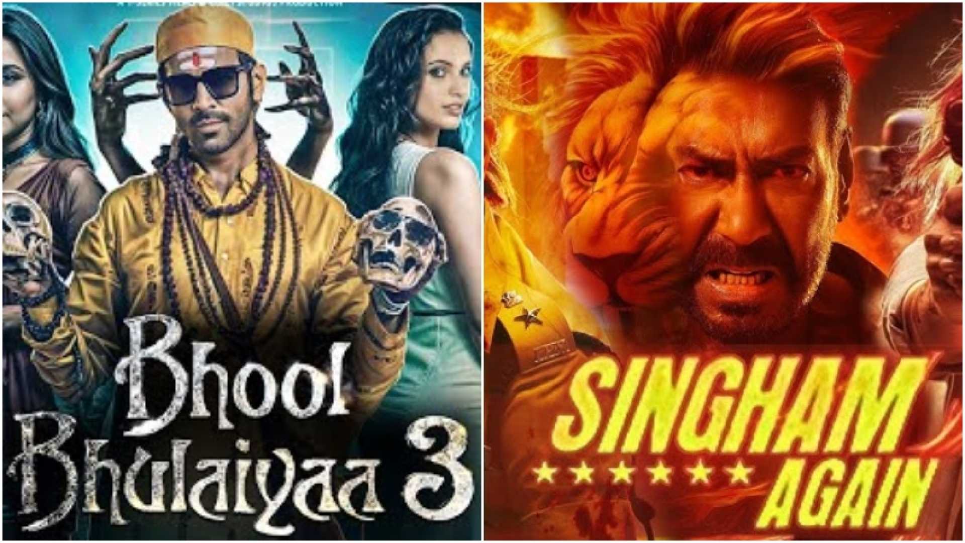 Bhool Bhulaiyaa 3 Singham Again Diwali 2024